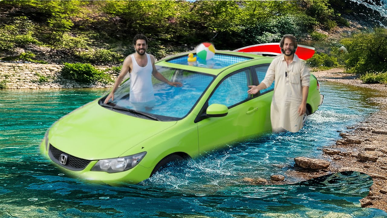 Extreme 24 Hour Challenge: Car Ko Pani Se Bhar Diya! 😳”