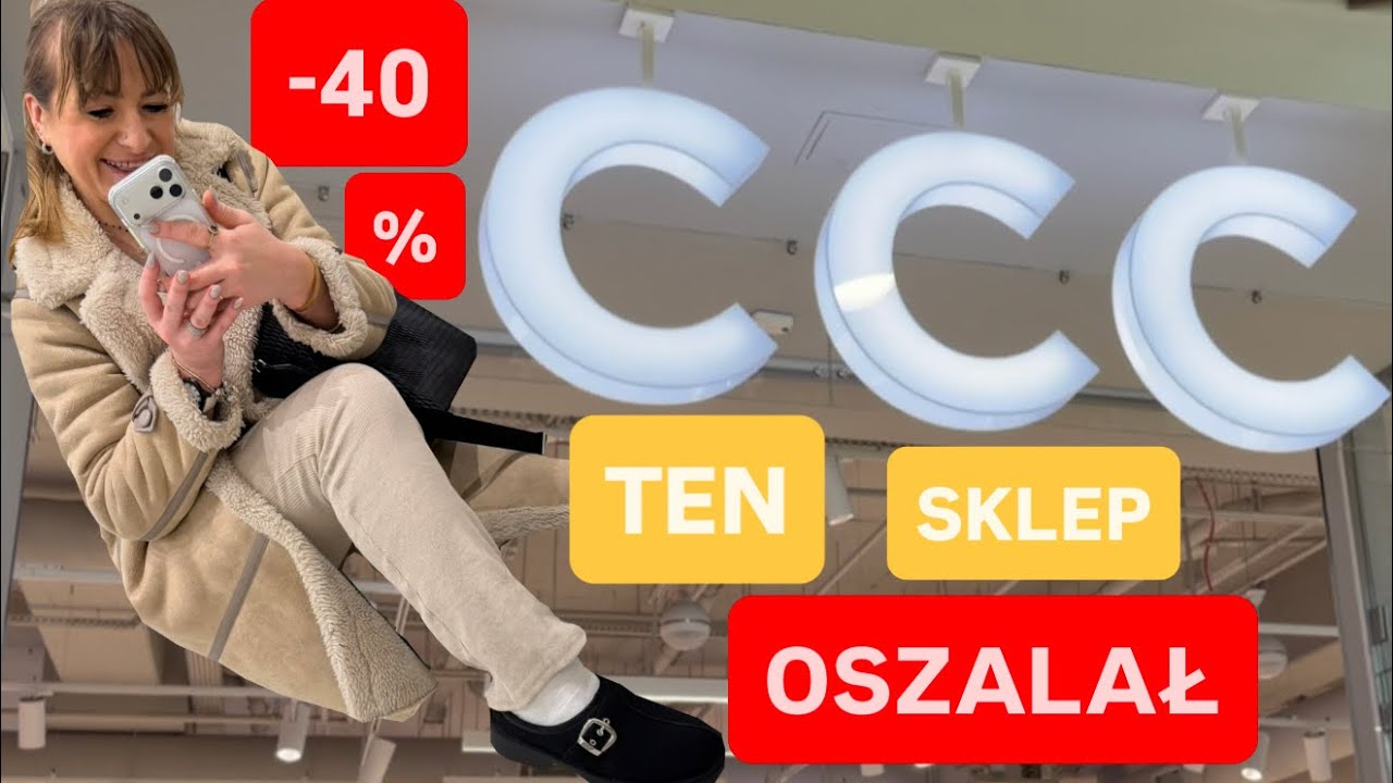 CCC🔥SZALENSTWO OBUWIE TANIO -40%💥przymierzyłam te BUTY SZOK💥NOWOŚĆ💥