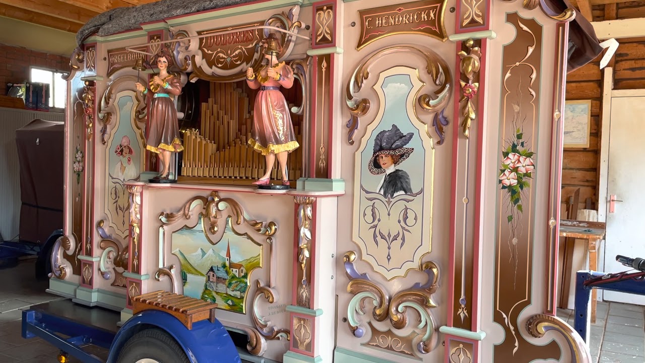 Draaiorgel Dolores speelt verschillende nieuwe muziek