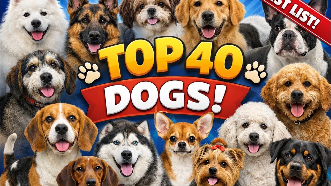 From Afghan Hound to Labrador – Top 40 Dogs Ranked