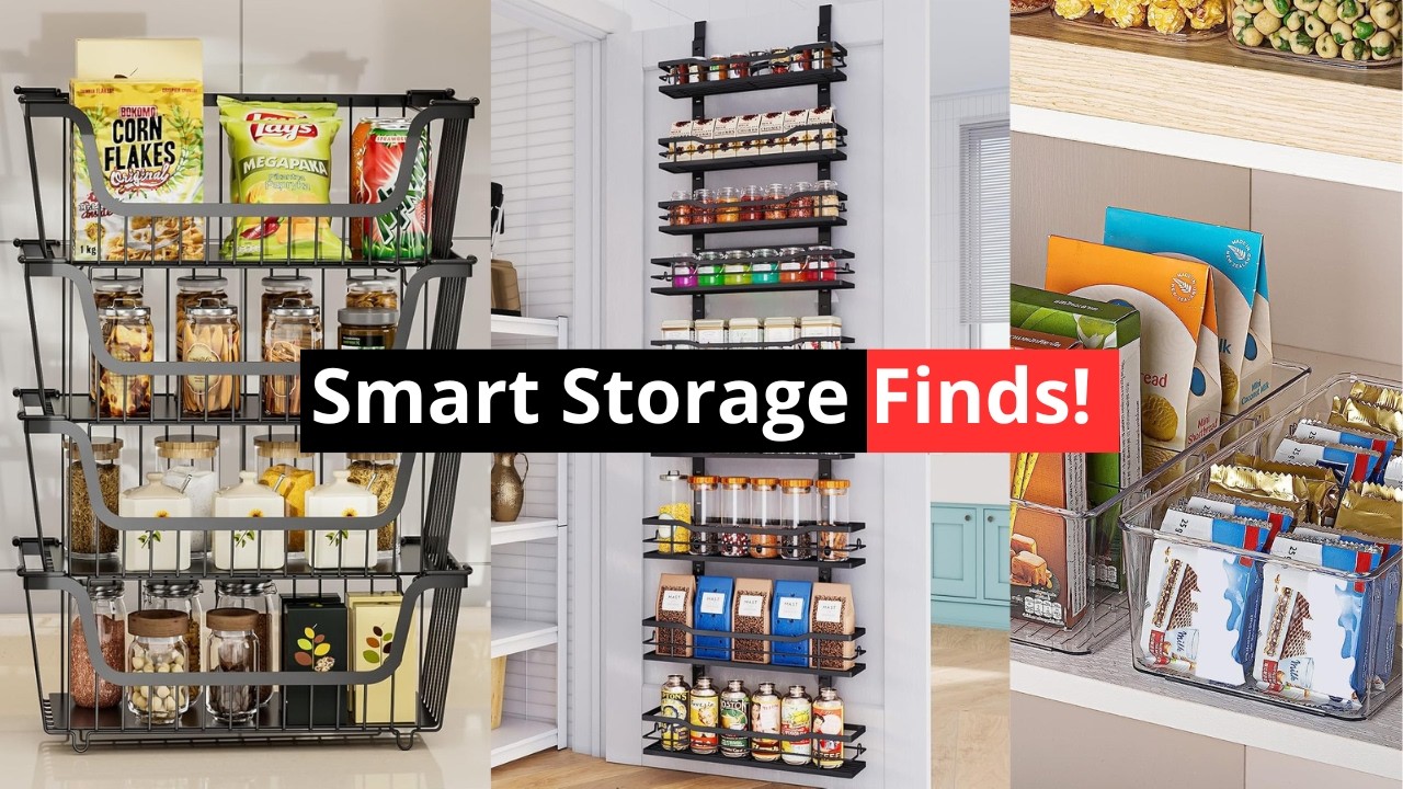 PANTRY ORGANIZATION IDEAS: 5 Amazing Pantry Organizers on Amazon