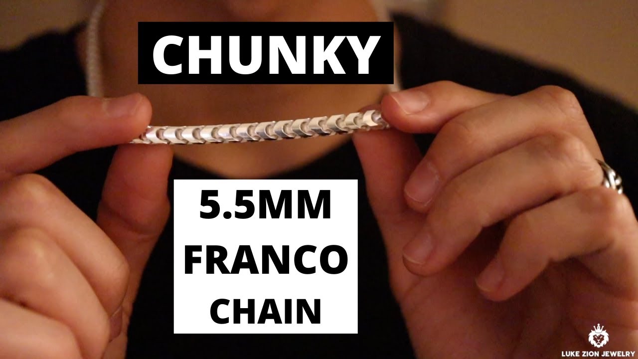 5.5mm Franco Chain Review | Sterling Silver Jewelry