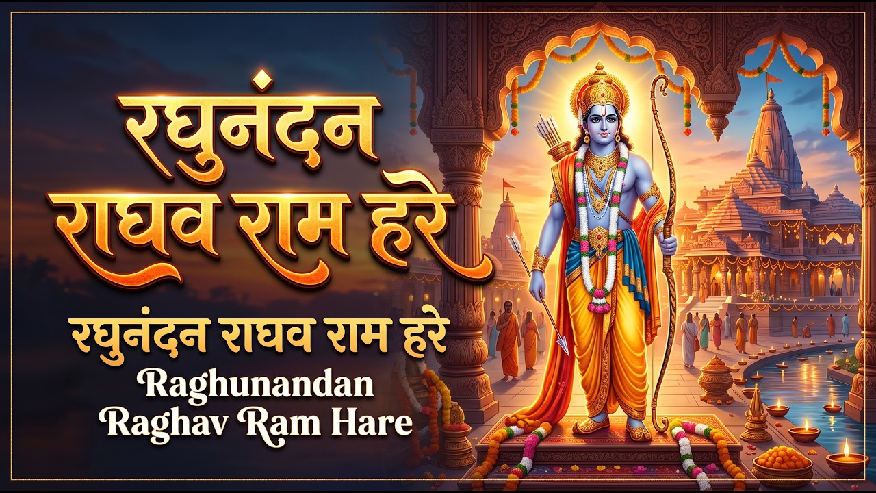 राम धुन - RAGHUNANDAN RAGHAV RAM HARE | रघुनंदन राघव राम हरे | Ram Bhajan | Ram Bhakti Geet