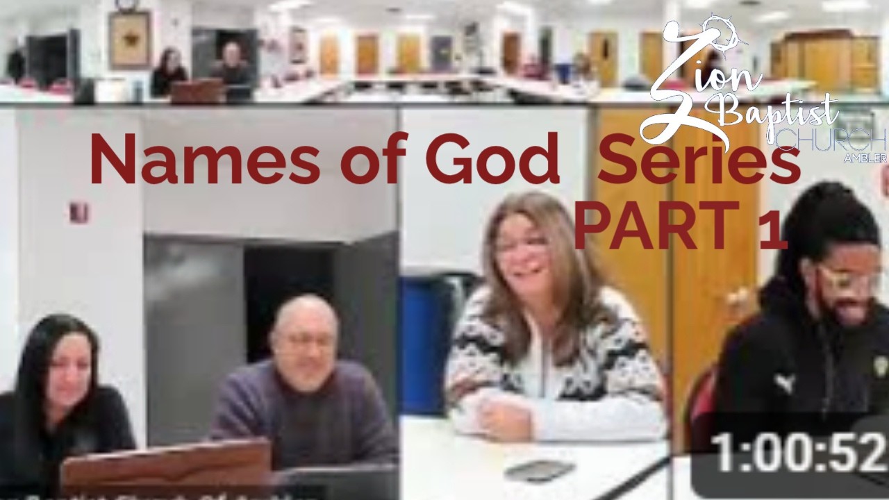 Rev. Dr. Flores (Sr. Pastor) | Bible Study - NAMES OF GOD - Elohim and El Roi | on 1/7/2026