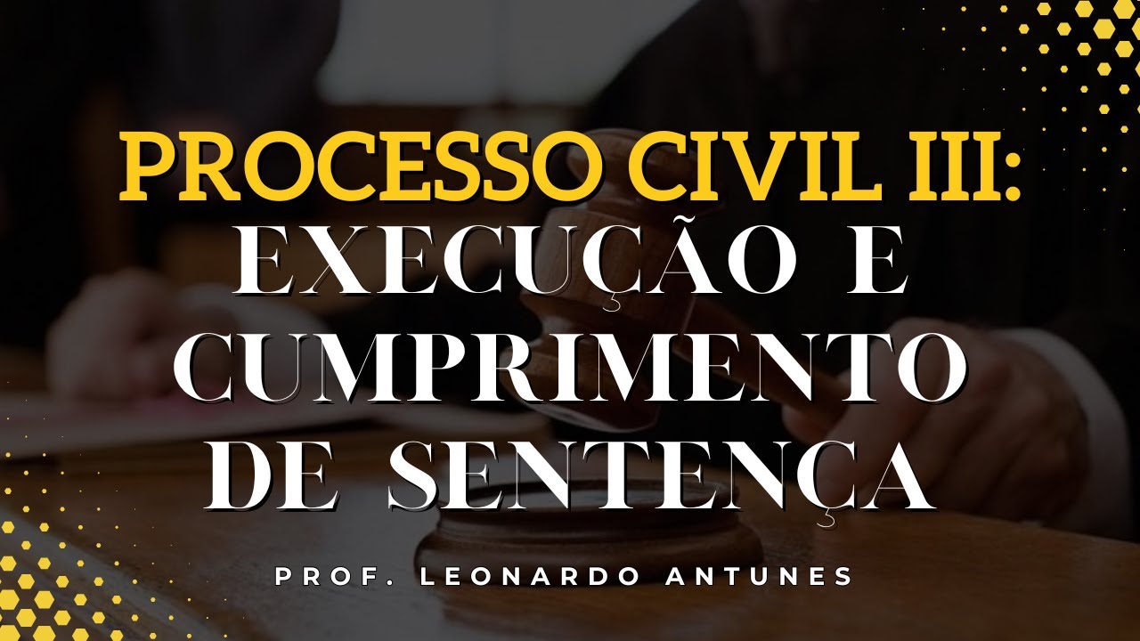 AULA 5.1 - ESPÉCIES DE EXECUÇÃO EM PROCESSO CIVIL