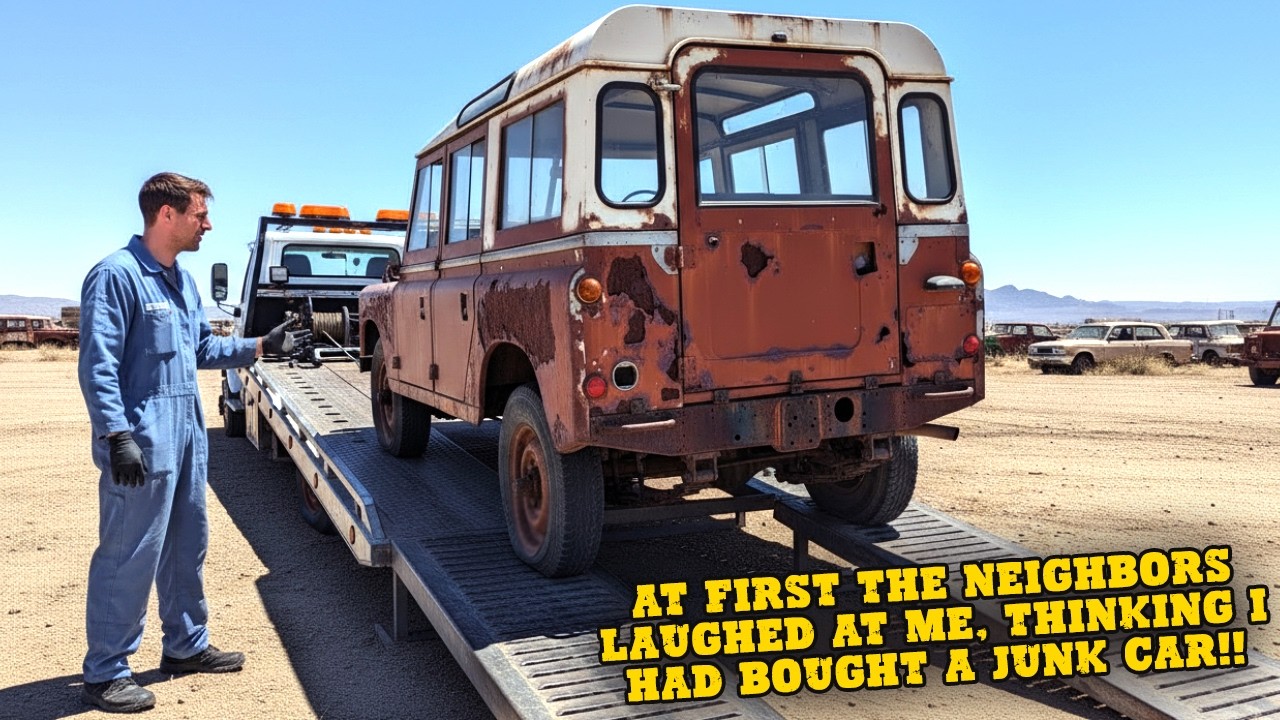 ASMR car restoration classic land rover series III, bought for $30 sold for $700,000 !!