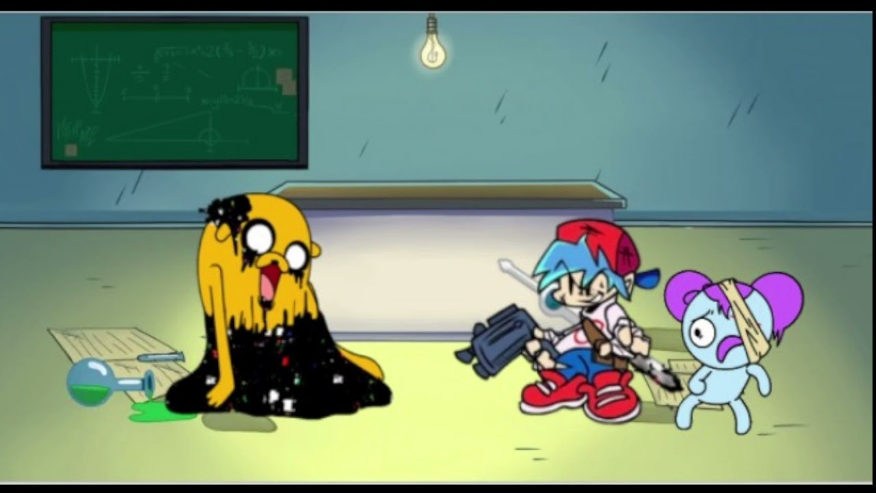 FNF Elastic Destruction V2 but Pibby Apocalypse Jake sings it.