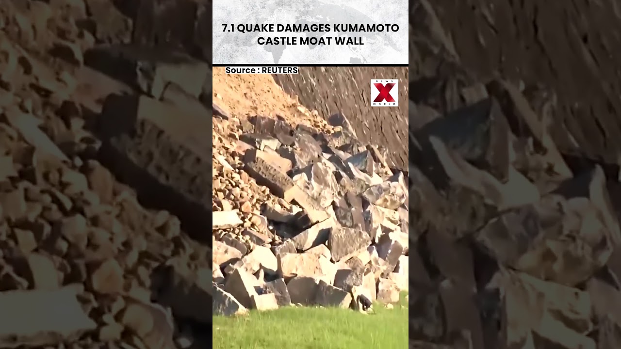 #japanearthquake Historic Kumamoto Castle damaged after powerful 7.1 earthquake strikes| NewsX World