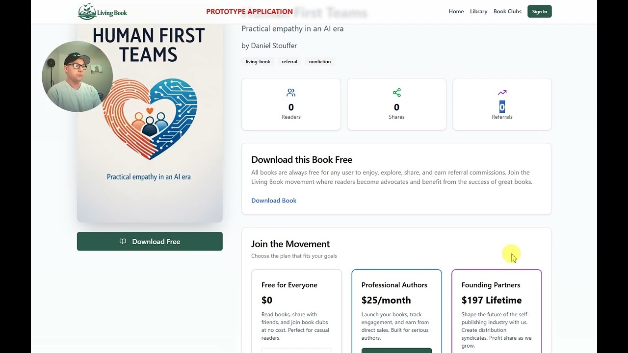 LivingBook OS - Demo Walkthrough for Readers
