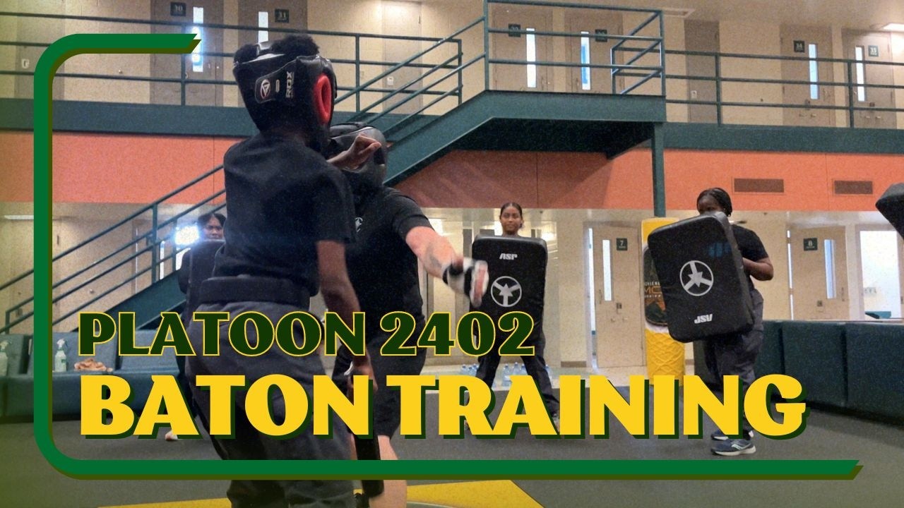 Platoon 2402 Mastering Self-Defense and Baton Training