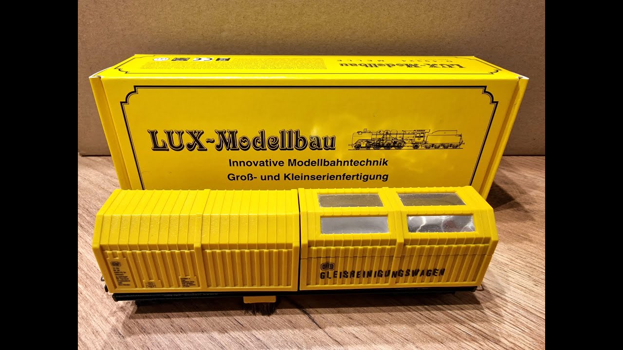 LUX Modellbau Schienenstaubsauger - Unboxing/Test