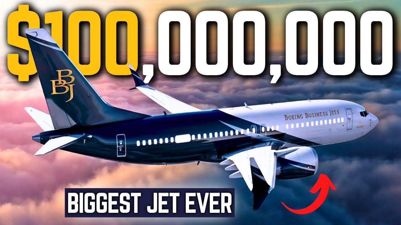 Внутри Boeing BBJ Max 7 стоимостью 100 миллионов долларов