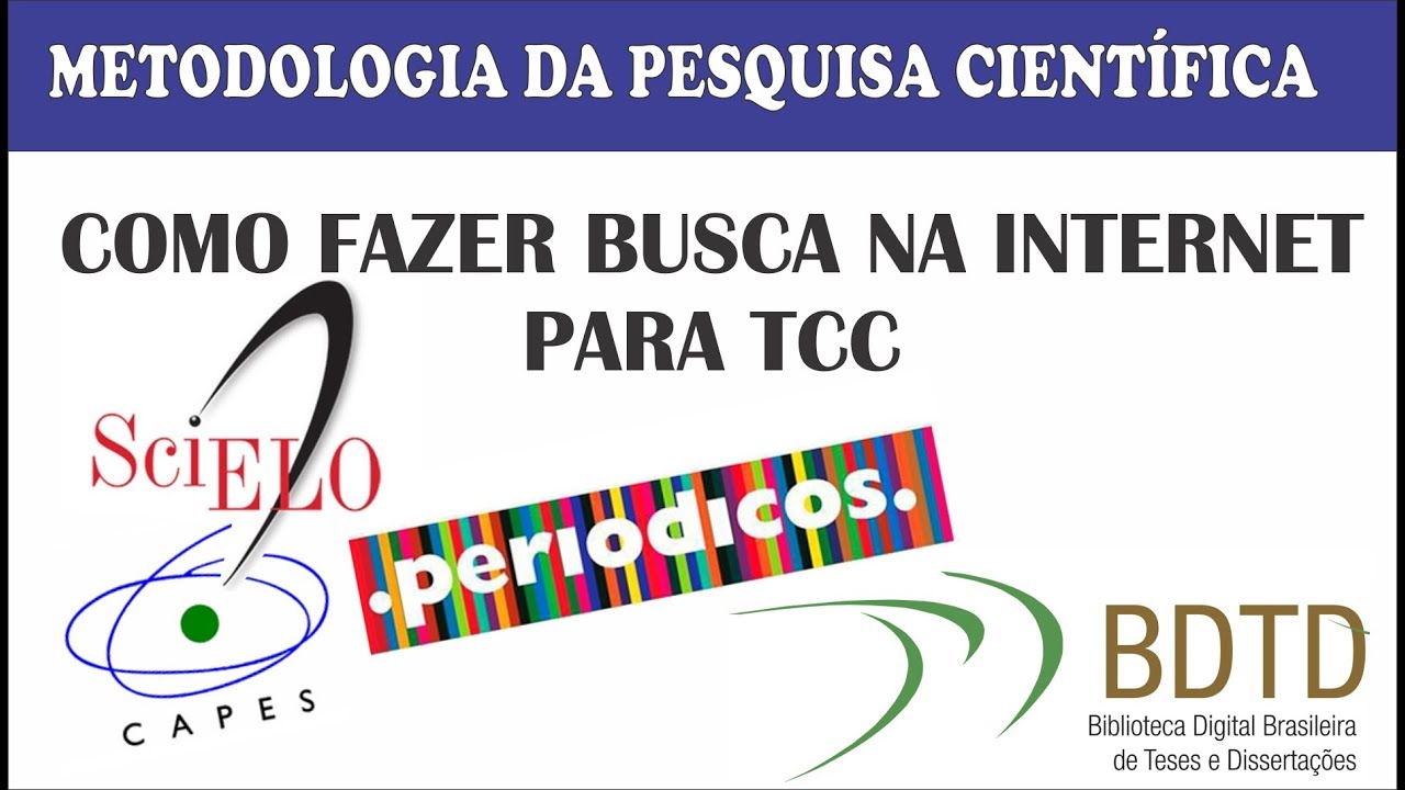 Como pesquisar Referências Bibliográficas para TCC na Internet
