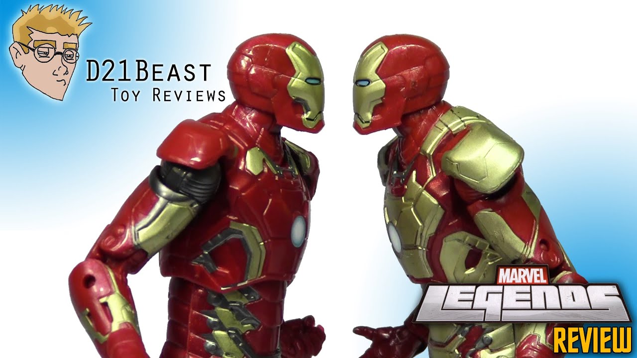 Marvel Legends Mark 42 Iron Man & Infinite Series Mark 43 Iron Man Review & Comparison