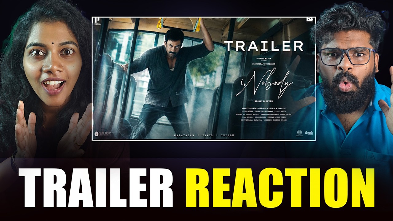 I,Nobody Trailer Reaction - Malayalam| Prithviraj Parvathy Thiruvothu| Nisam Basheer| Jakes Bejoy