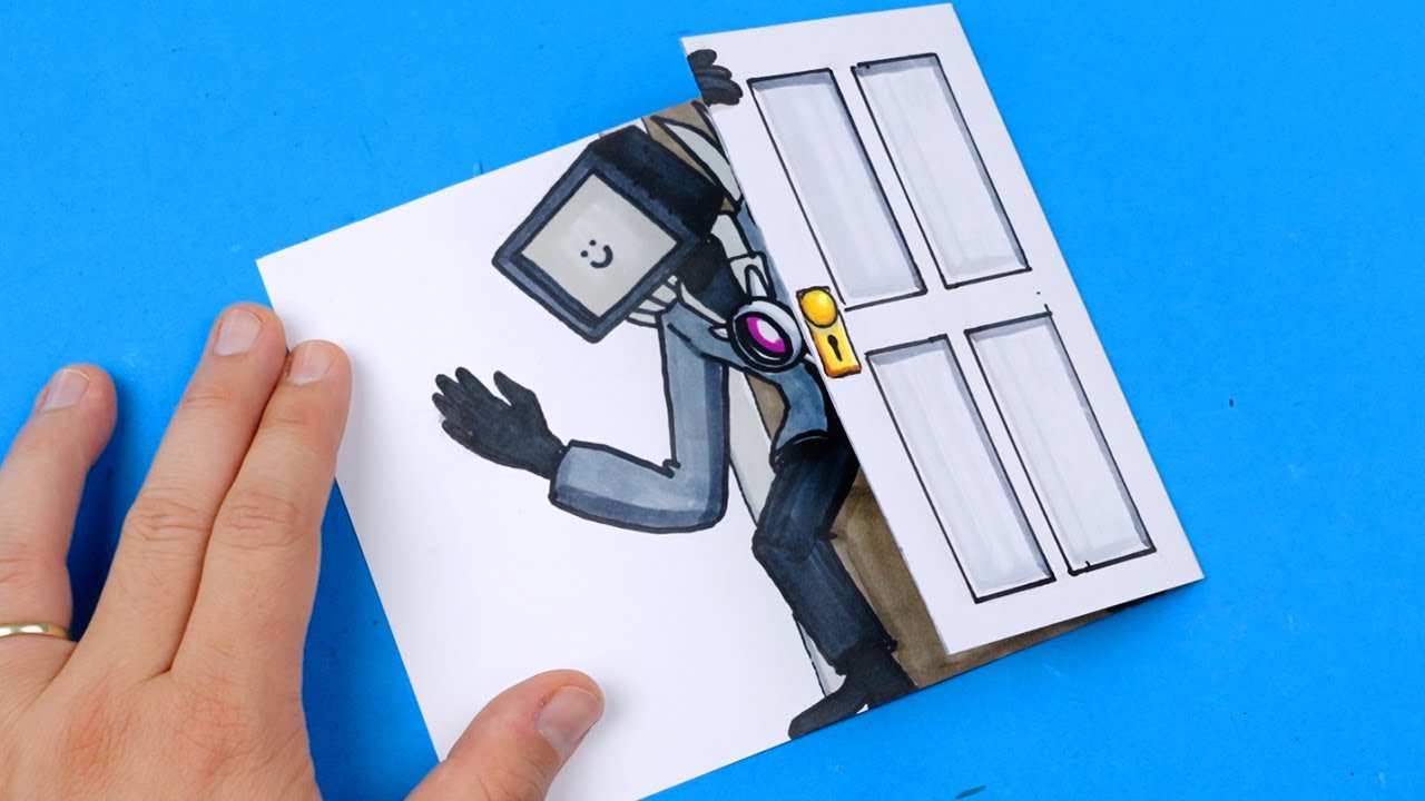 skibidi toilet paper crafts