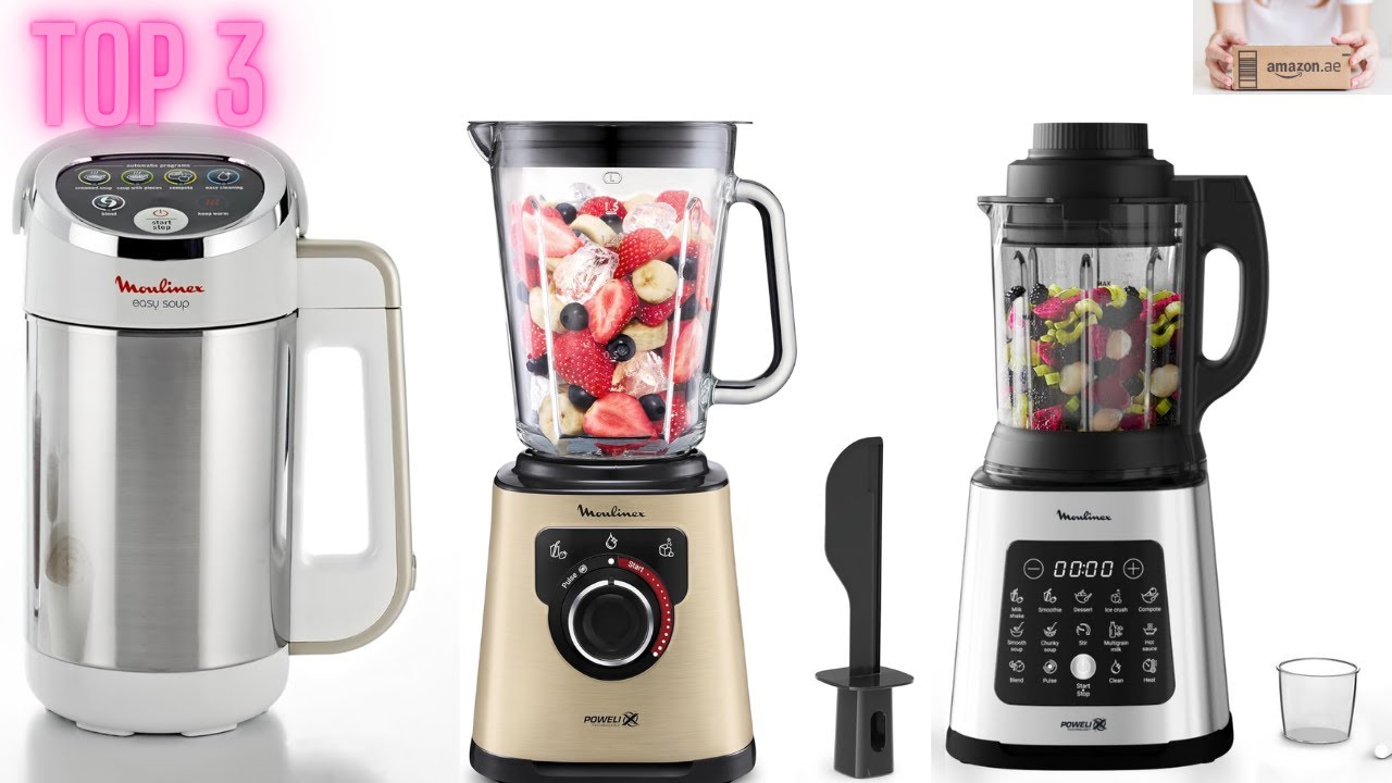 Top 3 des Blenders Chauffants Moulinex : Préparez vos Soupes et Smoothies en un Clin d'œil !
