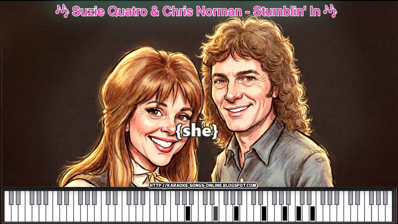 Suzie Quatro & Chris Norman - Stumblin' In - Karaoke - 🎤 Sing Along to the Classic 1978 Duet! 🎤
