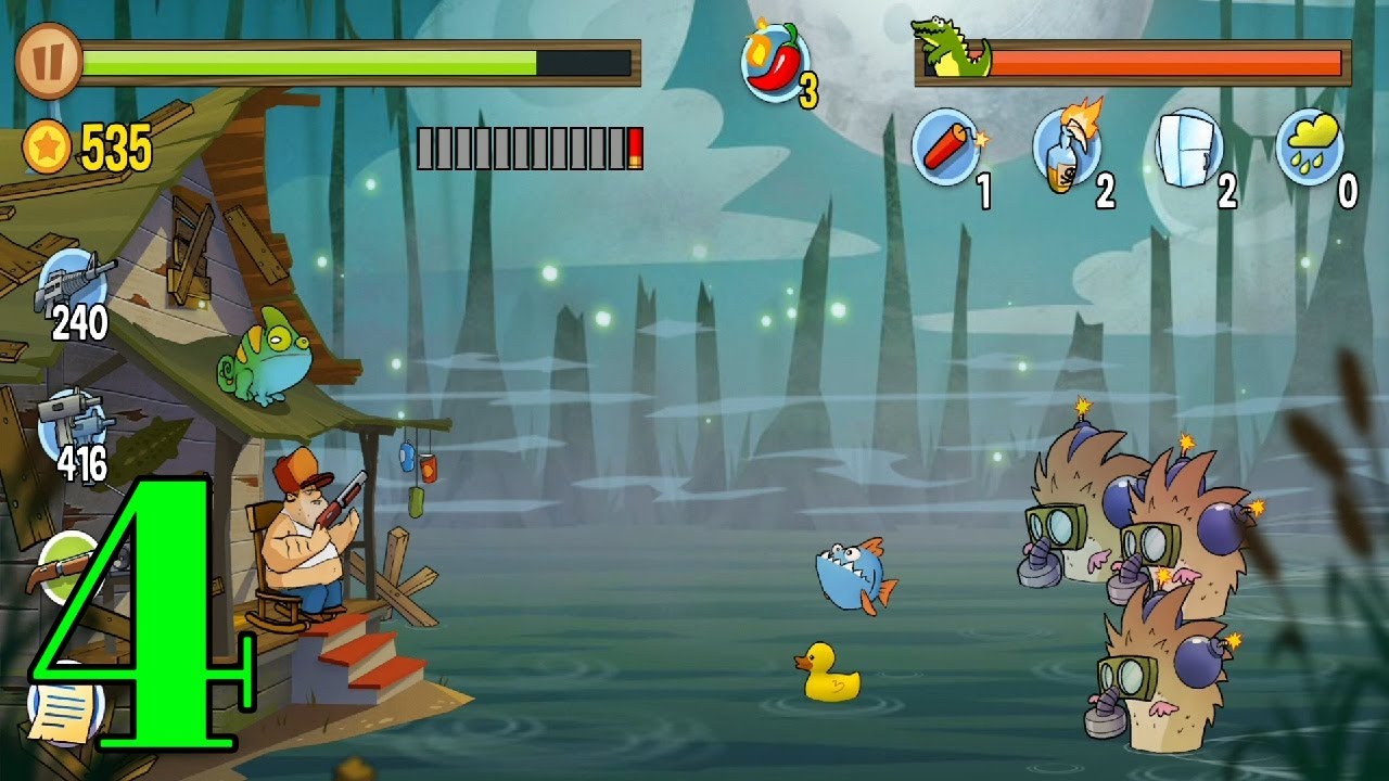 Swamp Attack Episode 2 Levels 8-12 Gameplay (iOS, Android)
