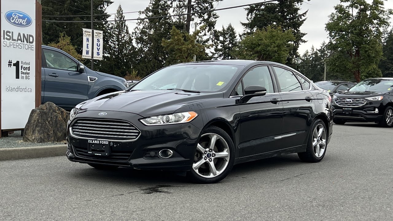 Обзор Ford Fusion SE Ecoboost 2013 года с люком и подогревом передних сидений | Island Ford BI5033A