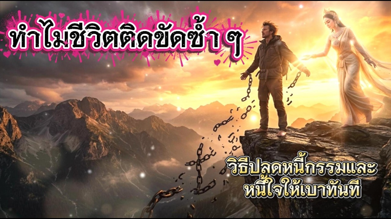 ทำไมชีวิตติดขัดซ้ำ ๆ วิธีปลดหนี้กรรมและหนี้ใจให้เบาทันที