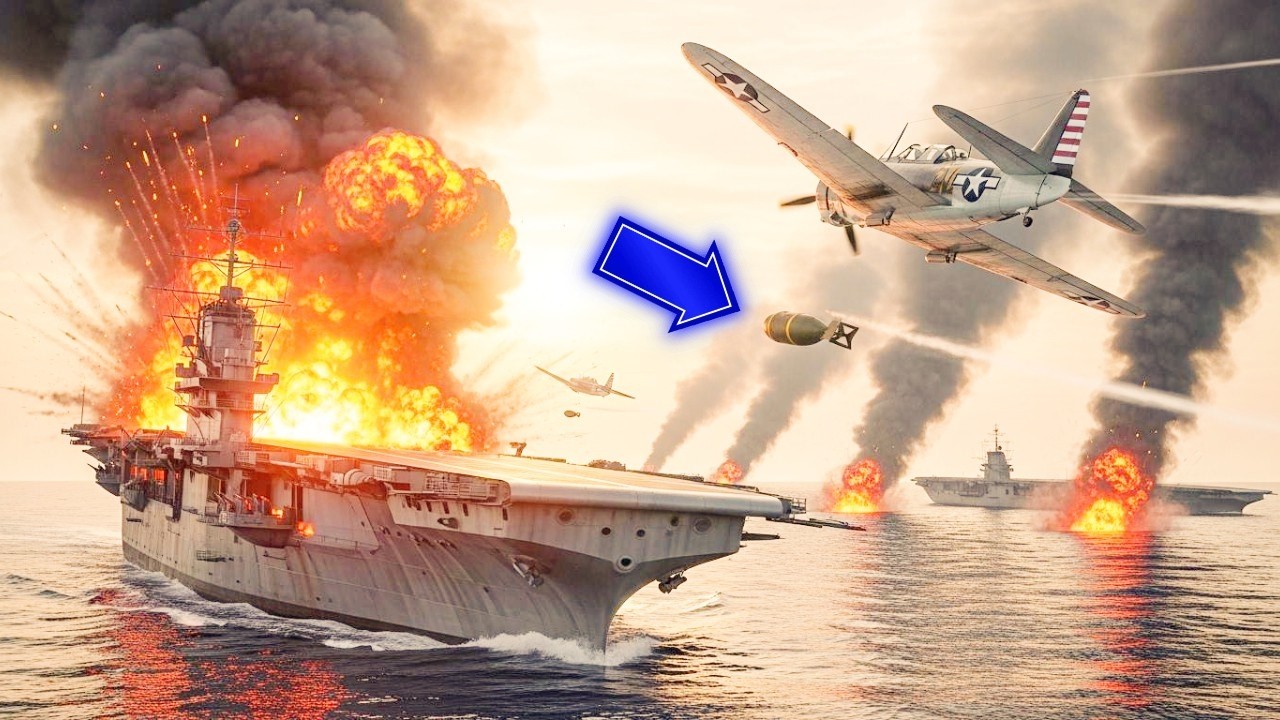 Cuando el Hombre que Inició la Guerra del Pacífico Vio Hundirse 4 Portaaviones — En un Solo Día