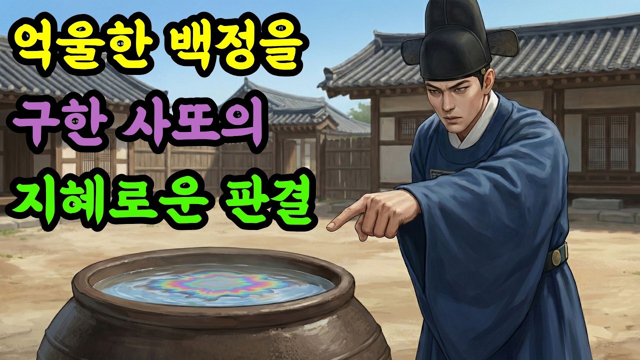 천재 사또의 소름 돋는 명판결! 말 못하는 엽전이 도둑을 잡아낸 기막힌 사연 | 야담 오디오북 감동스토리 권선징악 명판결 사이다