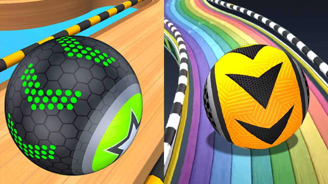 Going Balls VS Rolling Ball Sky Escape - All Levels SpeedRun Gameplay Android iOS Ep 2