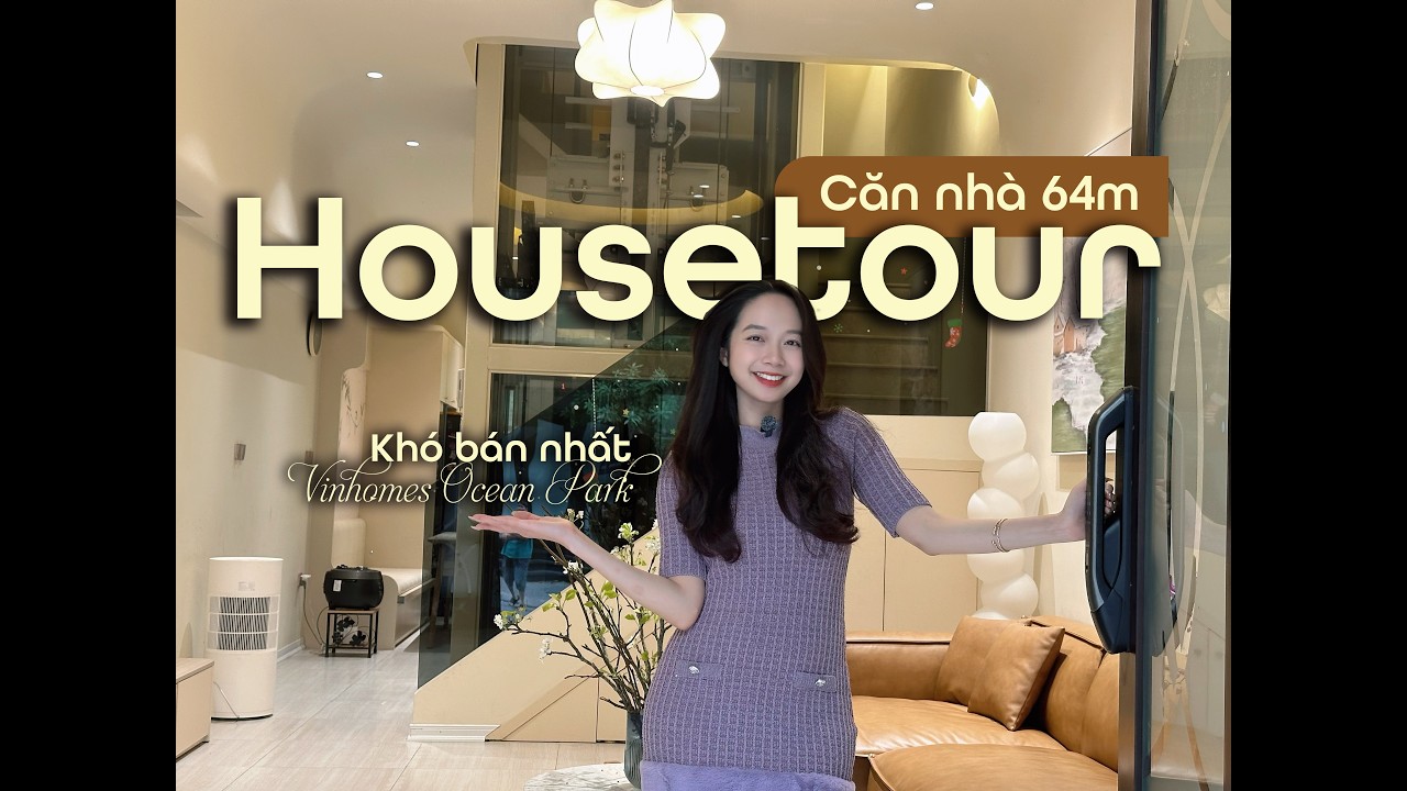 THIẾT KẾ LIỀN KỀ 64M CỰC RỘNG TẠI VINHOMES OCEAN PARK 2. MẶT TIỀN 4M VẪN THIẾT KẾ THOẢI MÁI