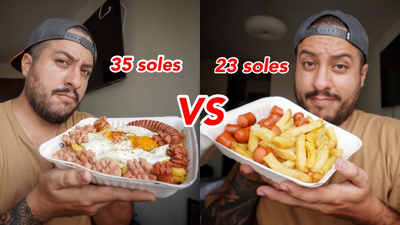 SALCHIPAPA DE 35 SOLES VS SALCHIPAPA DE 23 SOLES | elcholomena