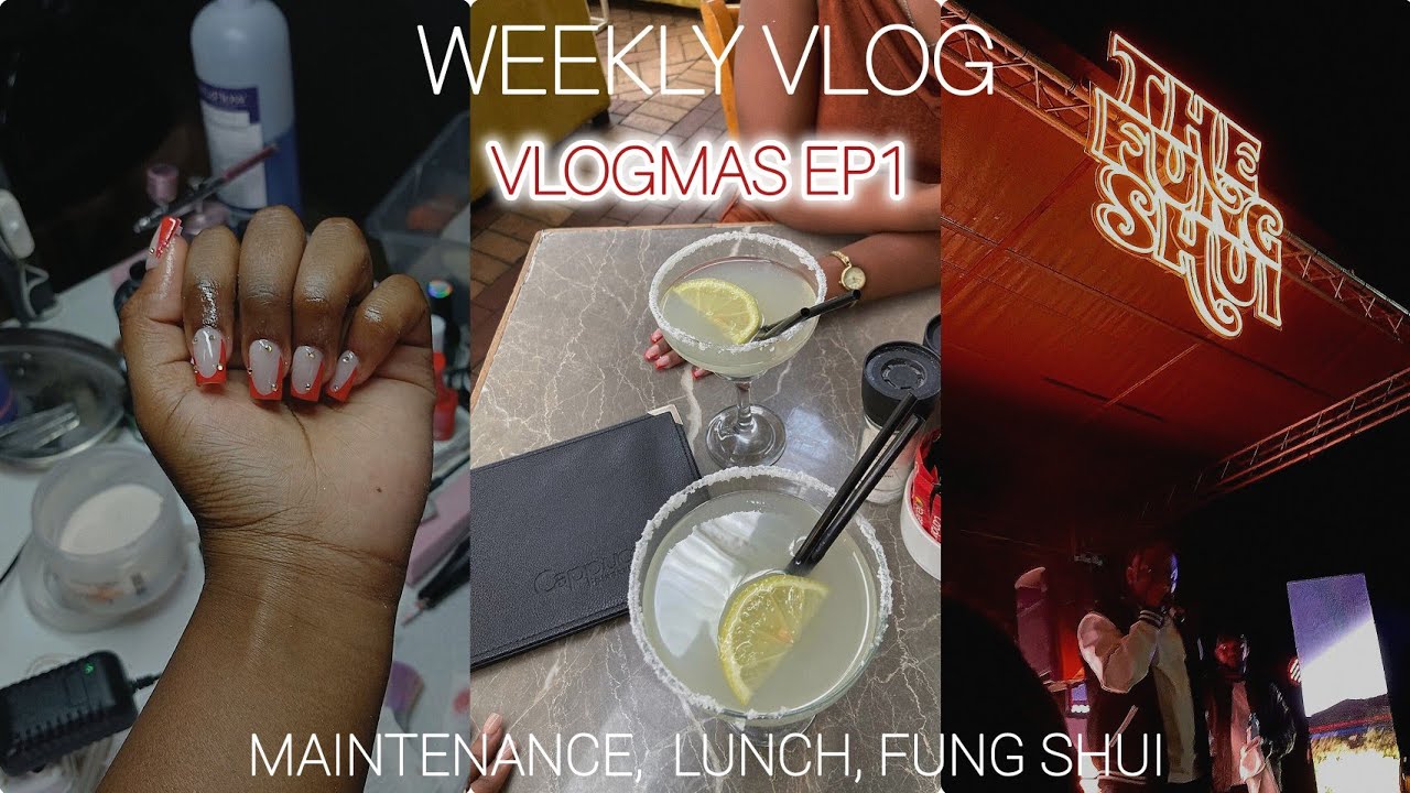 Vlogmas ep1 | maintenance | Baking | Lunch | Fung shui | South african youtuber