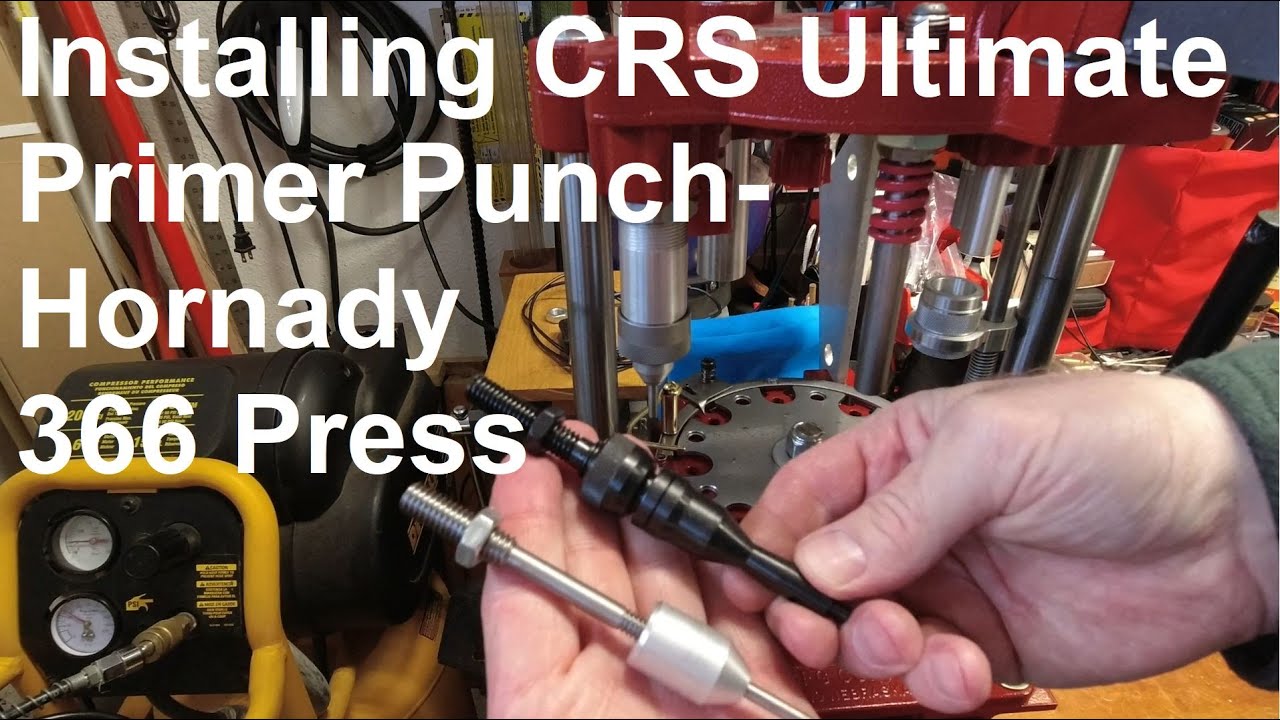 Installing Creative Reloading Solutions (CRS) Ultimate Primer Punch (UPP) on a Hornady 366 Press