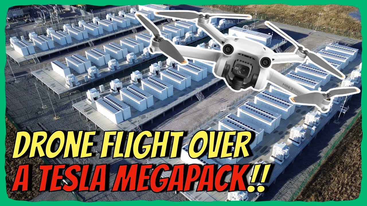 Tesla Megapack & Creyke Beck Substation, Cottingham Drone Flight | Industrail Estate Flights