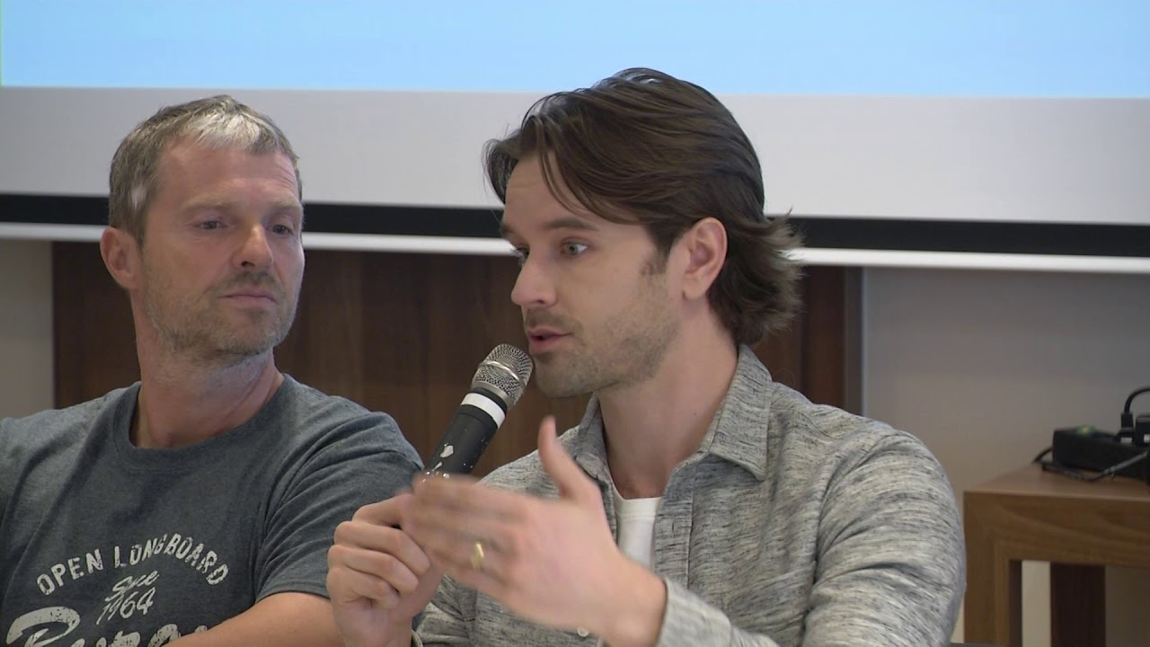 Pressekonferenz MyAid Laudator Graham Wardle