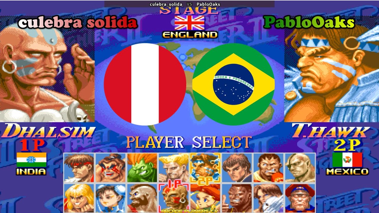 超级街霸2X ➤ culebra solida (Peru) vs PabloOaks (Brazil) Super Street Fighter 2 Turbo