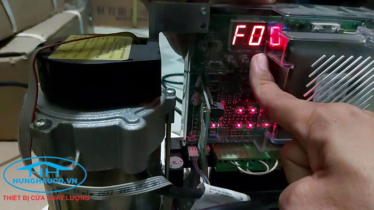 HƯỚNG DẪN CÀI ĐẶT motor cổng FAAC 740, FAAC 741 và motor Genius blizzard 500, blizzard 900 - P1