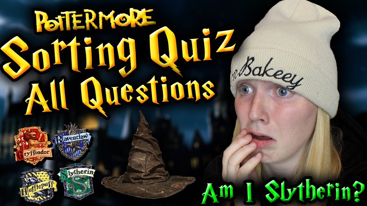 FULL POTTERMORE SORTING QUIZ (All Questions)