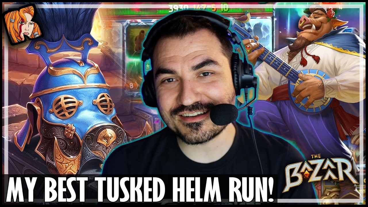 MY GREATEST TUSKED HELM EVER! - The Bazaar