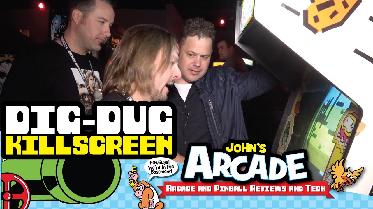 Dig-Dug Kill Screen! LIVE! Ken House - World Record Holder