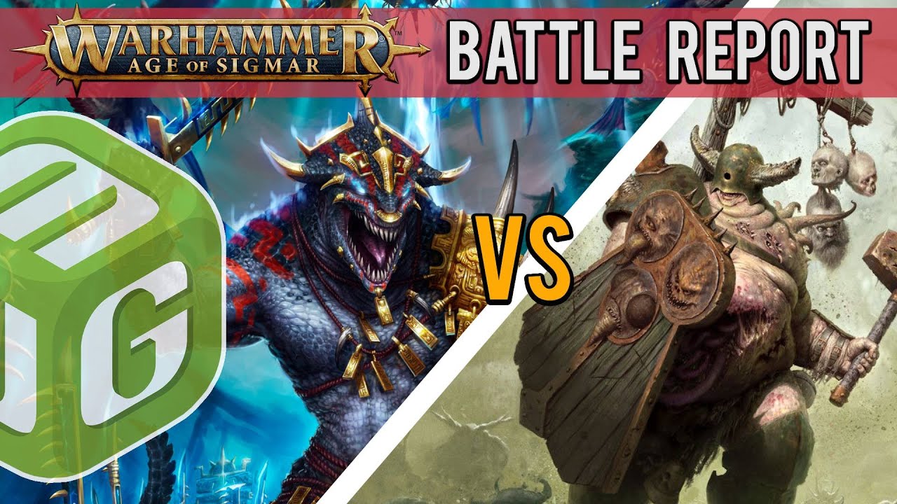Maggotkin vs Seraphon Age of Sigmar 3rd Edition Battle Report Ep 61