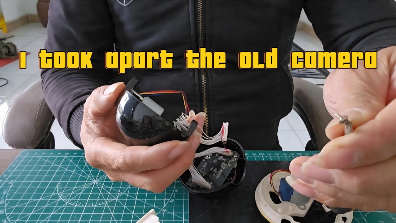 Remove the old camera to explore its interior