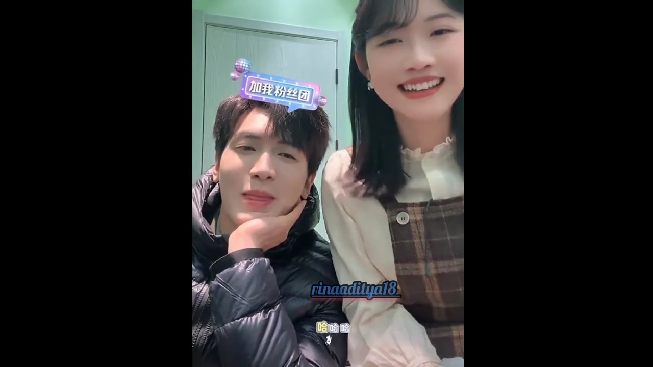 ❤️ hu jiahao and gong fangni live douyin ❤️ #胡家豪 #hujiahao #xiaohu #gongfangni #aktorchina 