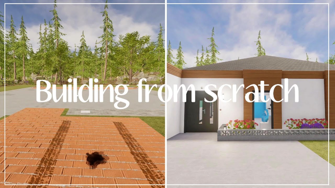 🏠 House Flipper 2 - Building this modern house from scratch (custom job)