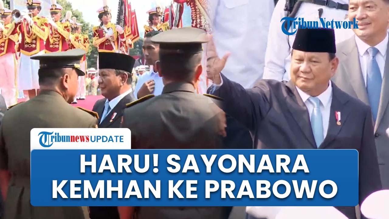Detik-detik Prabowo Tinggalkan Kantor Kemhan Usai Serahkan Jabatan Menhan ke Sjafrie Sjamsoedin