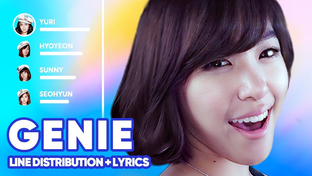 Girls' Generation - Genie (Line Distribution + Lyrics Karaoke) PATREON REQUESTED