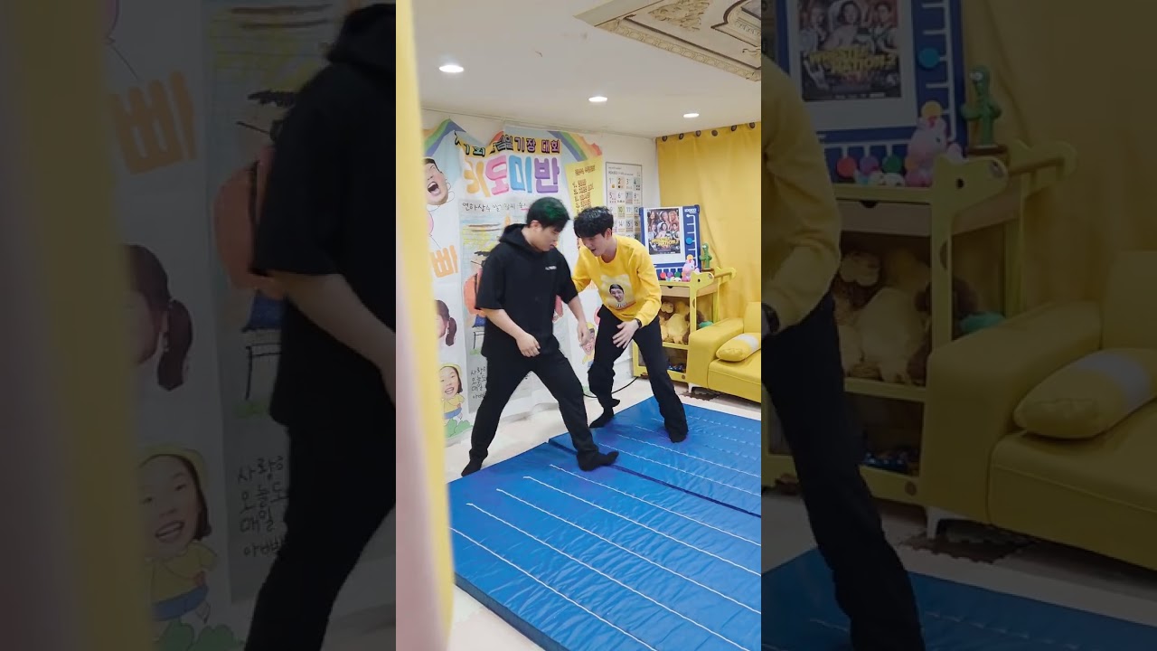 가이, 진개성 선수한테 레슬링 훈련 받다 혼나는 모습 공개 ㅋㅋㅋ (원본 영상)