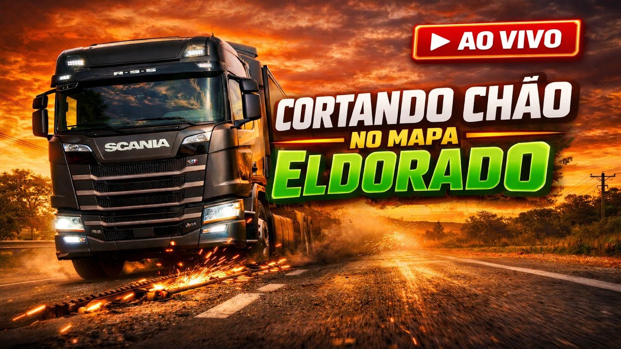 AO VIVO 🚛 DESBRAVANDO O MAPA ELDORADO! Estradas Perigosas!