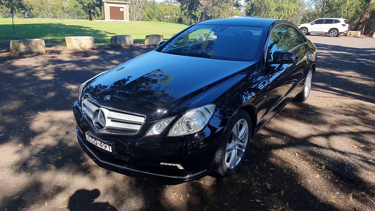 2010 Mercedes Benz E250 CGi COUPE