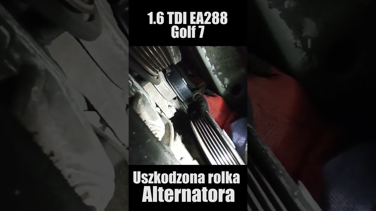 Golf 7 1.6 TDI EA288 Rolka Alternatora
