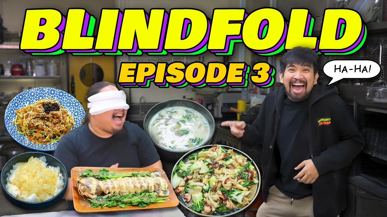 BLINDFOLD CHALLENGE EPISODE 3: JELLYFISH AT KAKAIBANG SEAFOOD | Ninong Ry